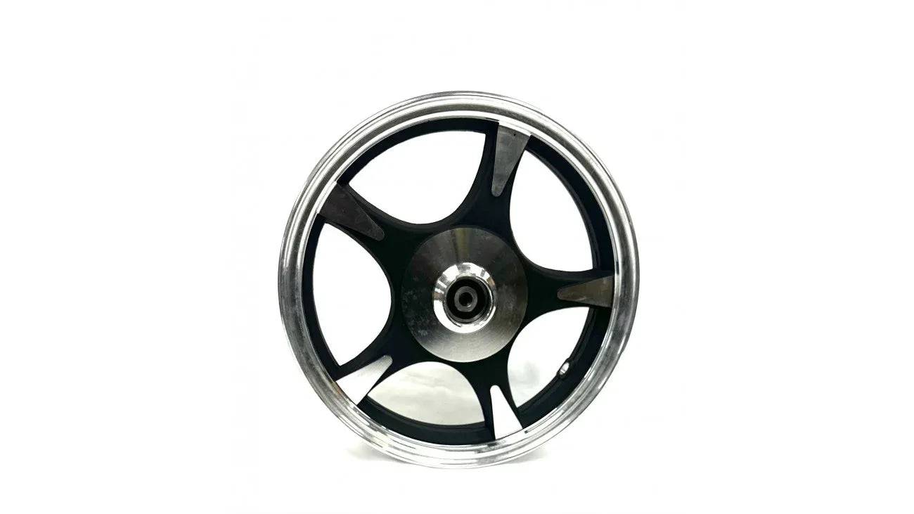 [190] JANTE DE ROUE AVANT 10'' (NOIR LUSTRÉ 2010-2017) RW1-2-2 (SCOOTTERRE OEM) - Image 3