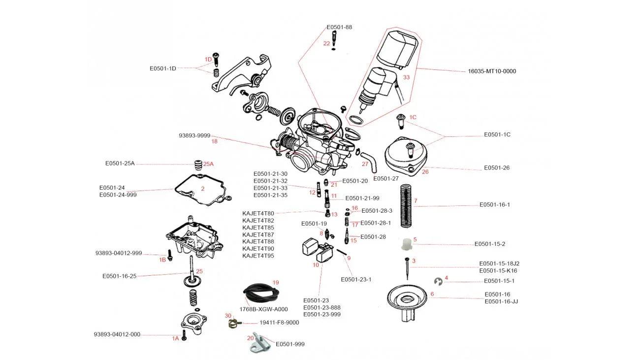 [#26] COUVERT PLASTIQUE DE CARBURATEUR (SCOOTTERRE OEM)