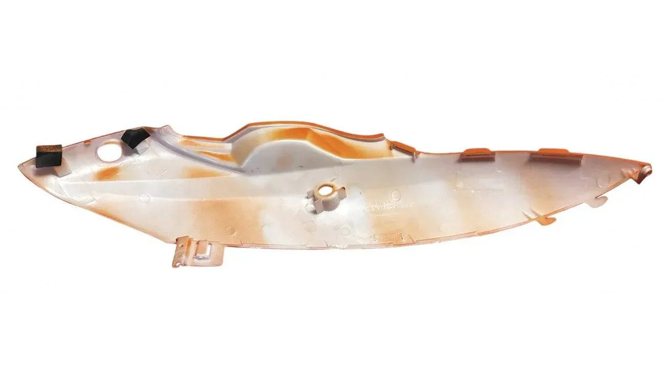[357] PIÈCE DE PROTECTION GAUCHE HAUT ORANGE CLAIR 2021-2022 SEO3-2-4 (SCOOTTERRE OEM) - Image 2