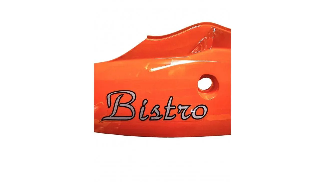 [357] PIÈCE DE PROTECTION GAUCHE HAUT ORANGE CLAIR 2021-2022 SEO3-2-4 (SCOOTTERRE OEM) - Image 3