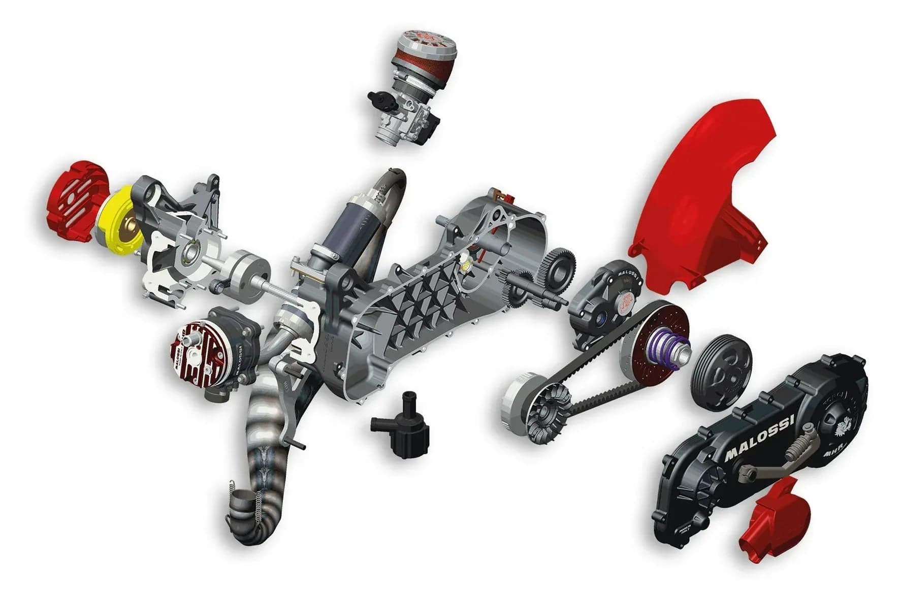 70cc Malossi C-ONE Engine Kit (Minarelli Fixation)