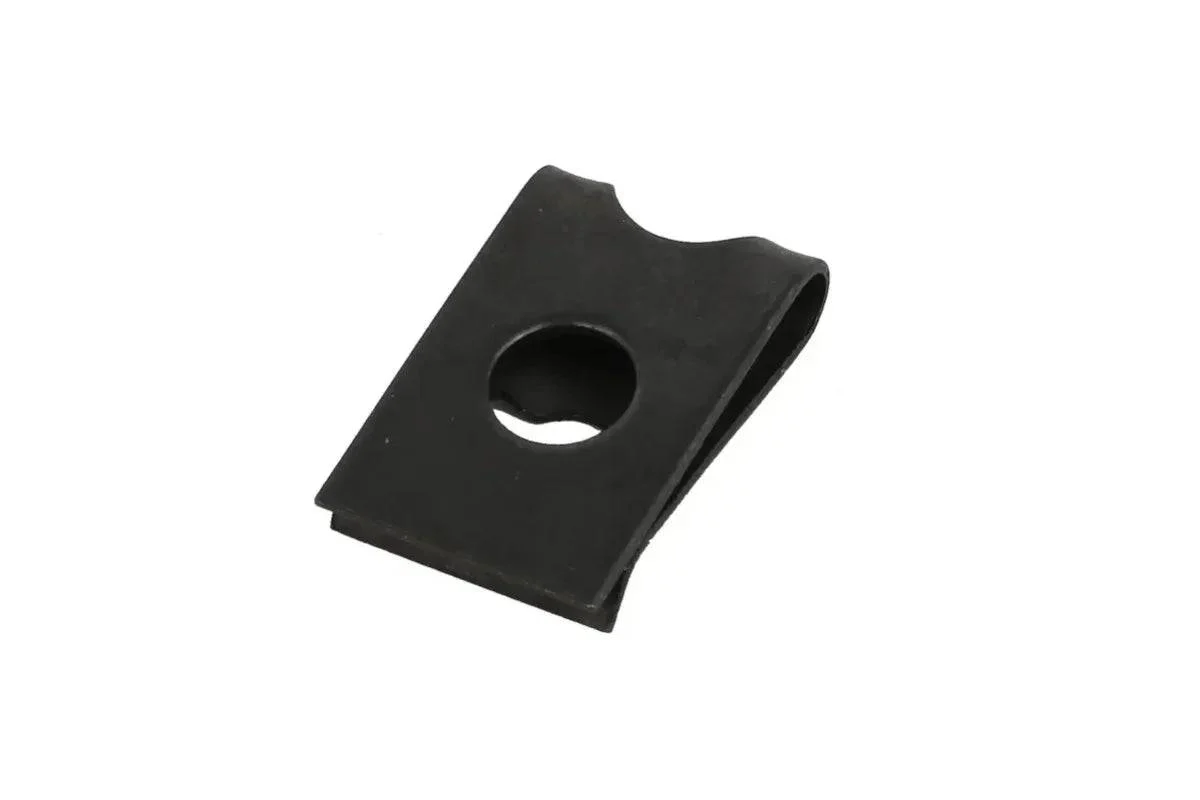 U Plate Nut 5mm Screws (Black Zinc)