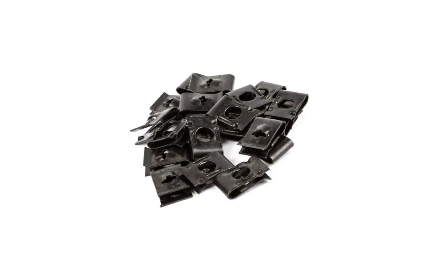 Black Fairing Clips (5mm Screws)