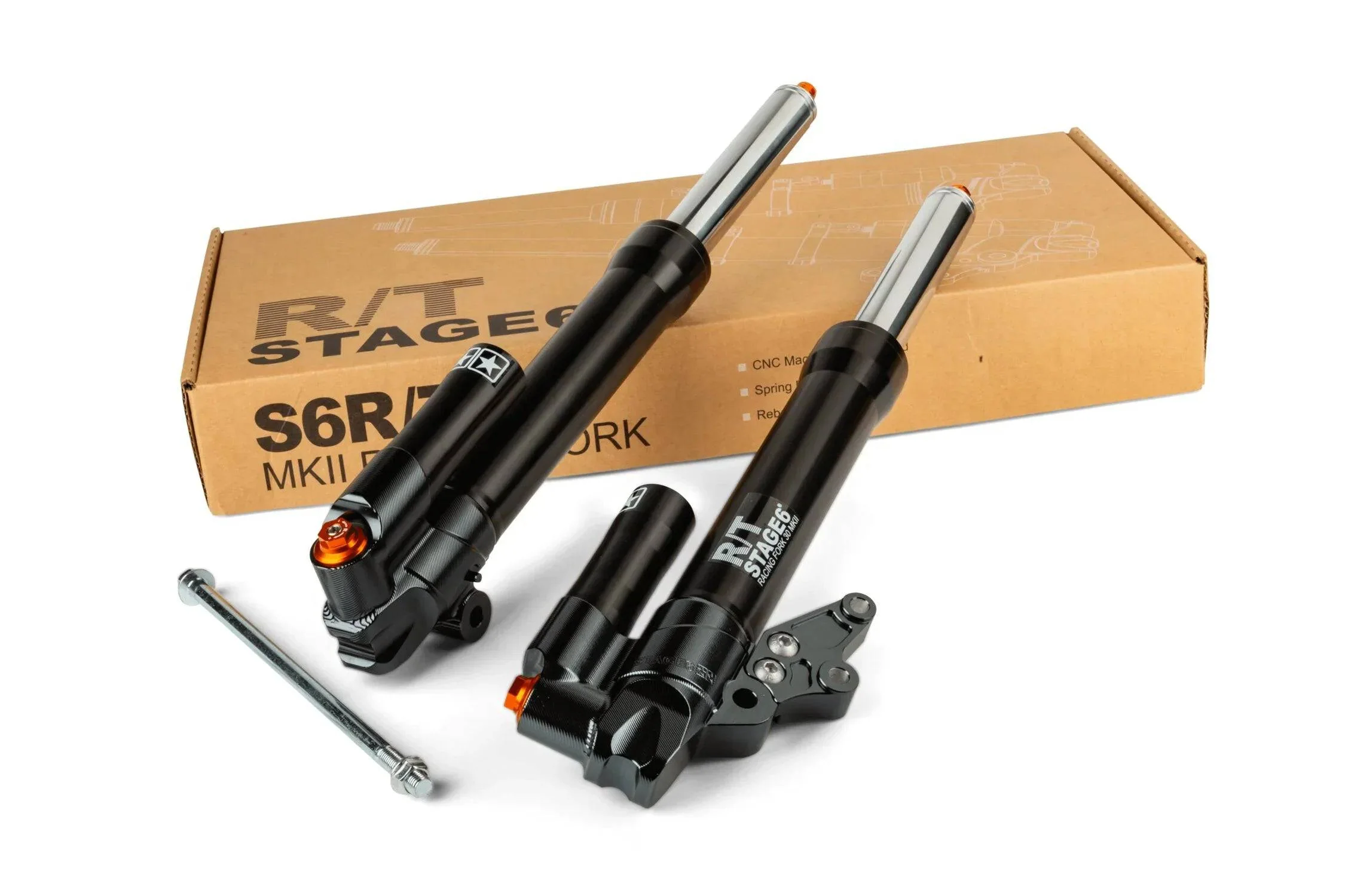 Black Front Fork Stage6 R/T MK2
