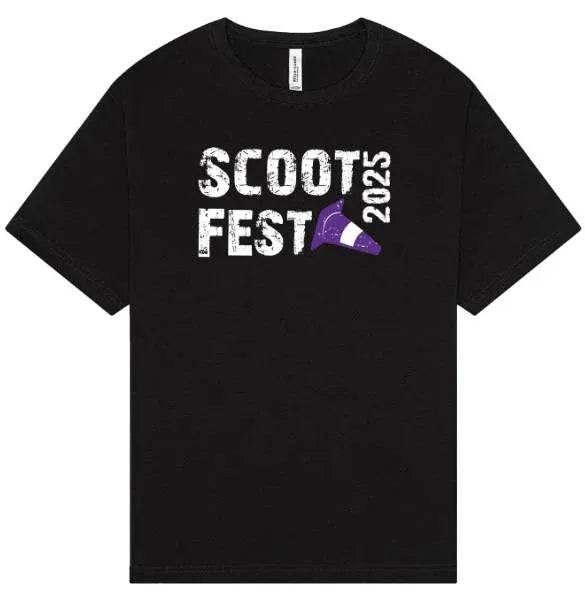 Black T-Shirt Unisex SCOOTFEST 2025 - Image 3