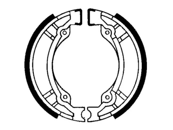 Ferodo Rear Brake Shoes (PGO / TGB Laser) - Image 2