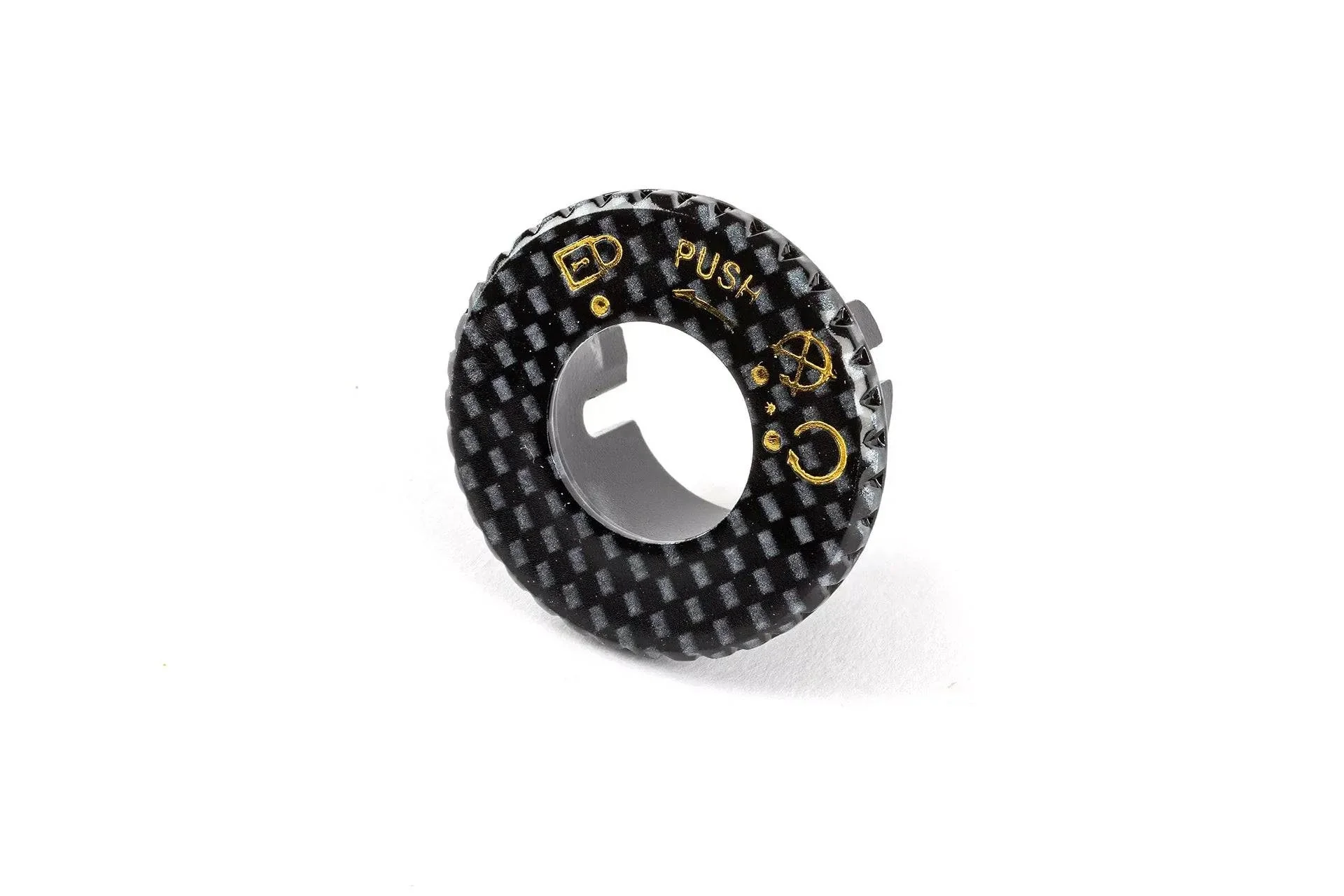 Carbon Ignition Lock Cover (MBK Booster Before 2004) - Image 3