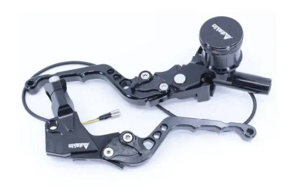 CNC Billet Controls Levers Set Adelin BLACK EDITION (Hydraulic & Cable) - Image 2