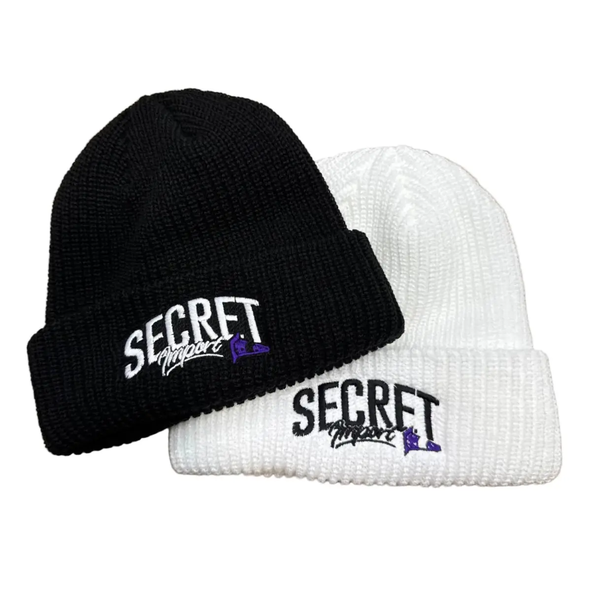Classic Lined Beanie Secret Import