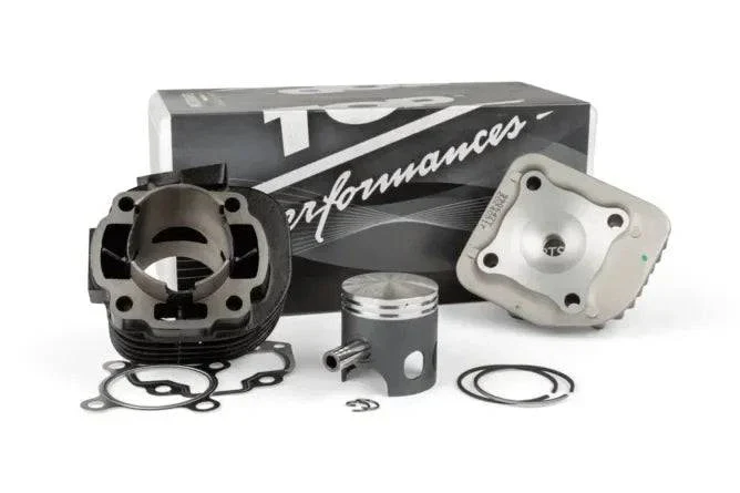 Cylinder Kit AC Top Performance Black Trophy 70cc 12mm Minarelli Horizontal