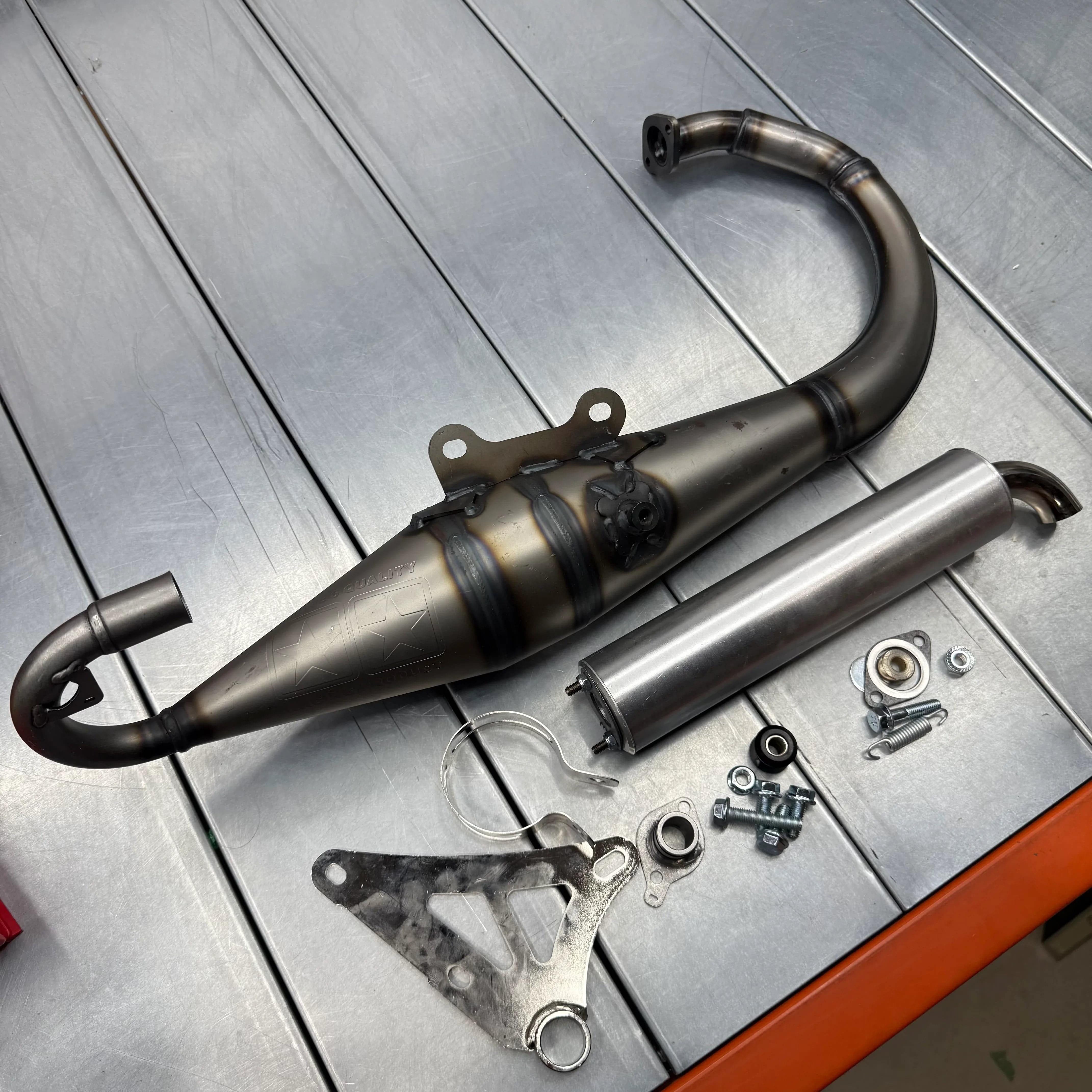 Exhaust Stage6 Pro Replica MKII Minarelli Vertical Aluminium (Usagé)