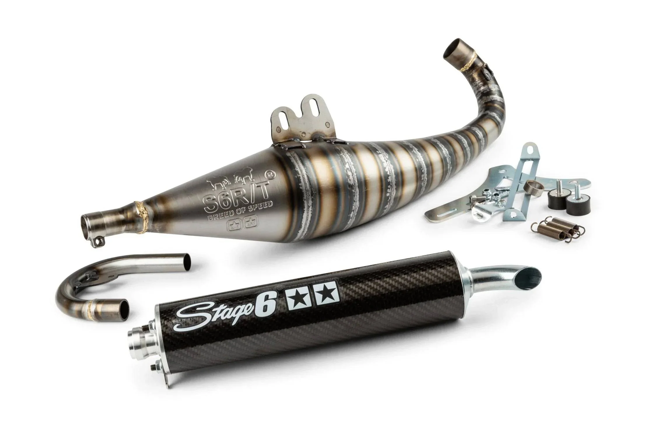 Exhaust Stage6 R/T 70CC MKII Minarelli Horizontal - Image 3