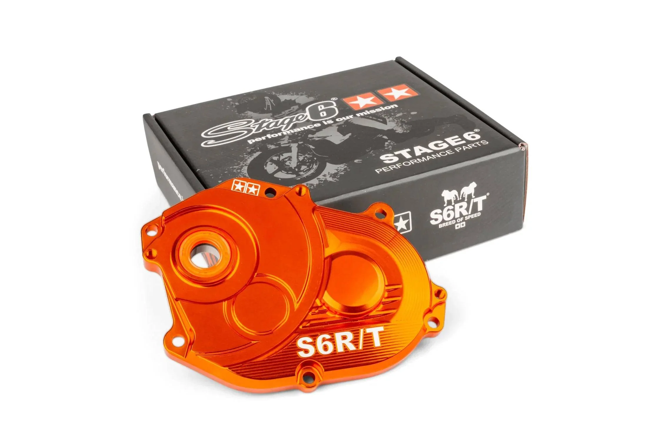 Gearbox Cover Stage6 R/T MK2 Orange Minarelli