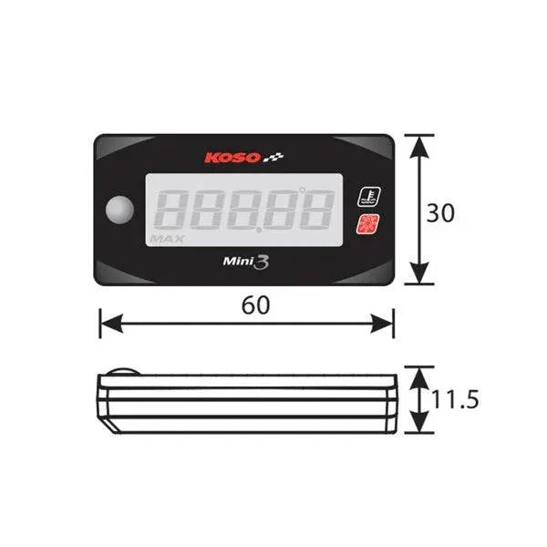 Koso Digital Mini Fuel Gauge - Image 2