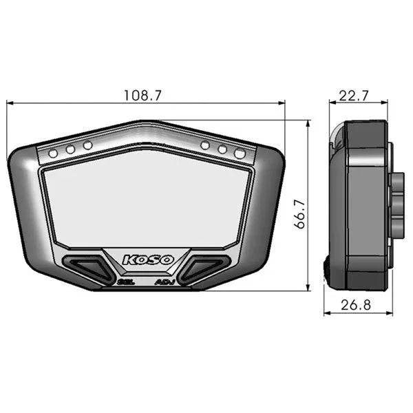 Koso Speedometer DB-02R - Image 3