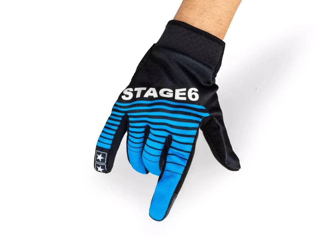 Motorcycle Gloves Stage6 Street Pure Blue / Black - Image 2