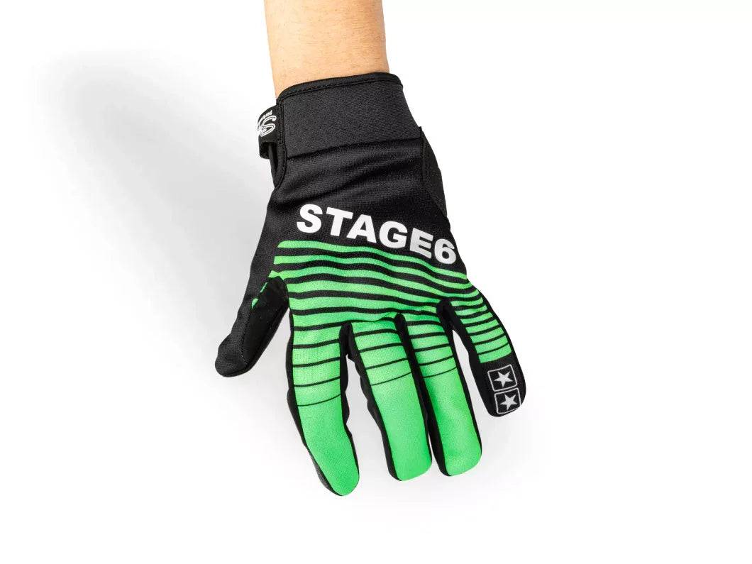 Motorcycle Gloves Stage6 Street Pure Green / Black - Image 2