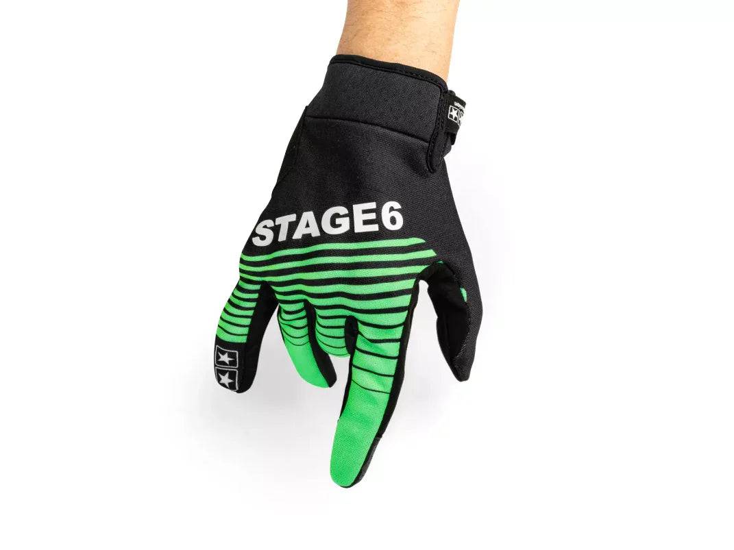 Motorcycle Gloves Stage6 Street Pure Green / Black - Image 3