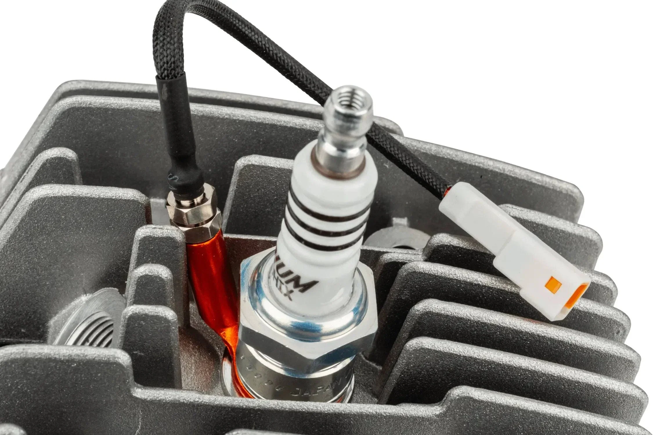 Orange Cylinder Head Temperature Sensor Adapter (14mm) - Image 4